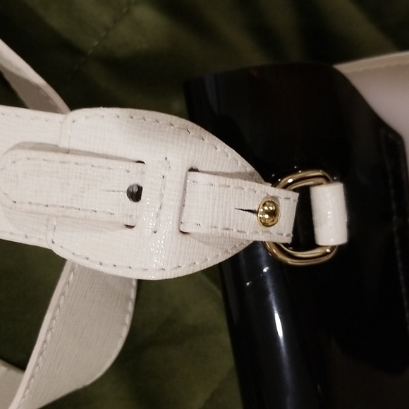 Transparent black and white Furla shoulder/cross over bag - Picture 8 of 9
